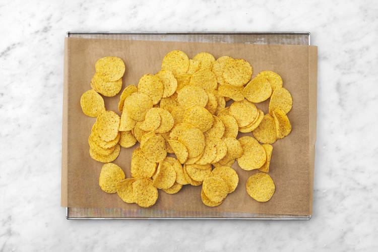 Bake chips and finish pico