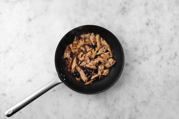 Cuire les émincés végétariens 