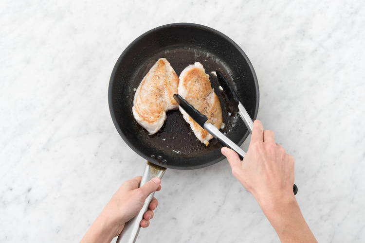 Hähnchenbrust anbraten