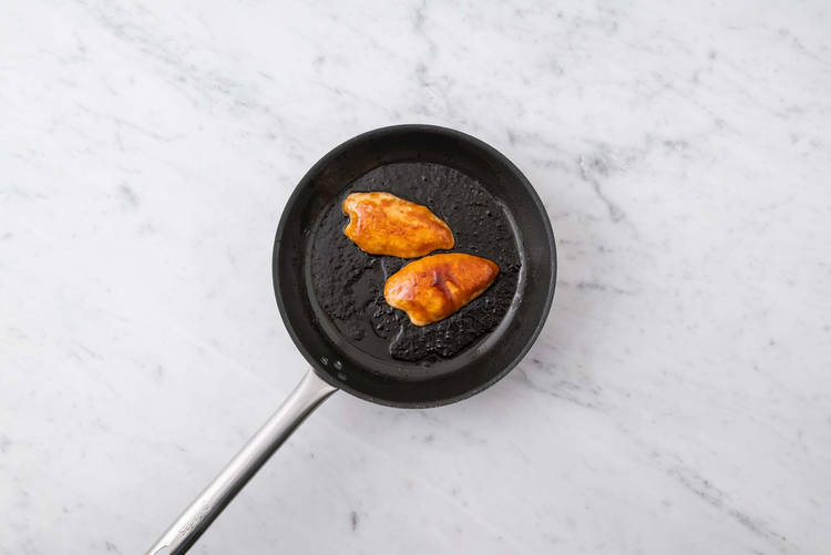 Chick-Eria anbraten