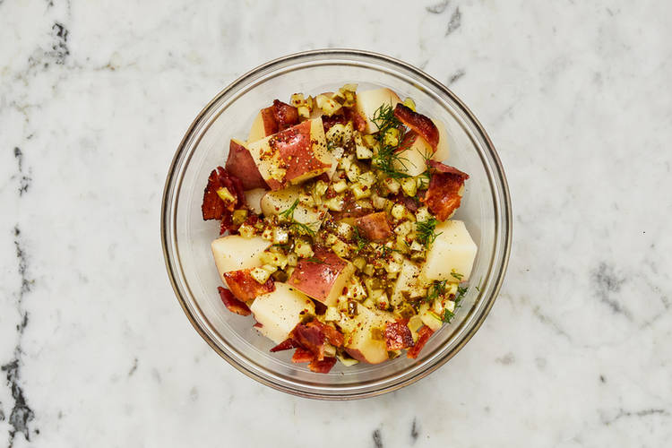 Make potato salad and gravy