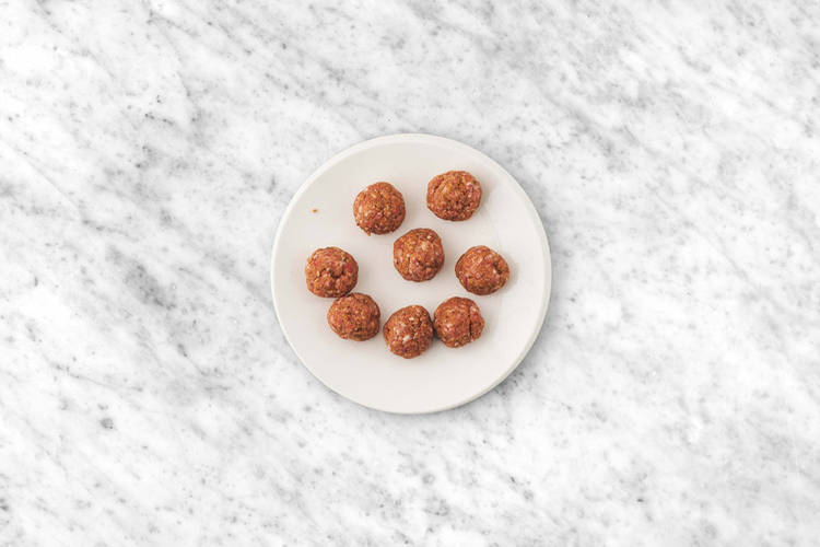 Prep and make meatballs