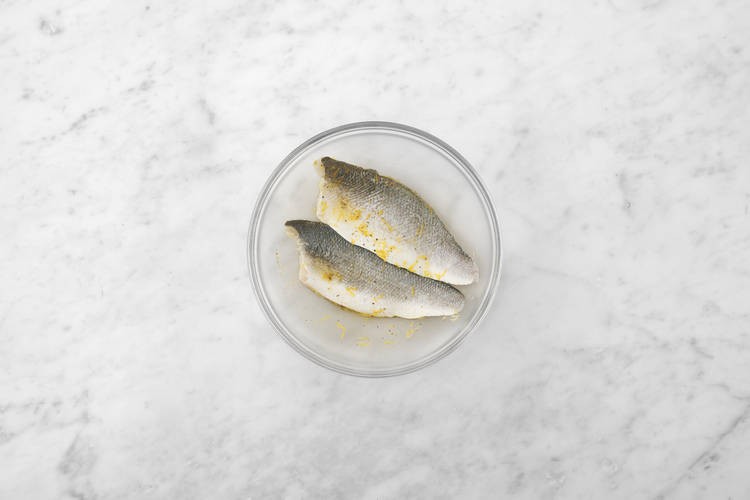 Marinate the Sea Bass
