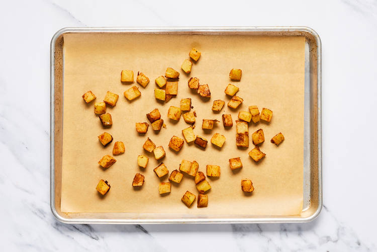 Rôtir les pommes de terre