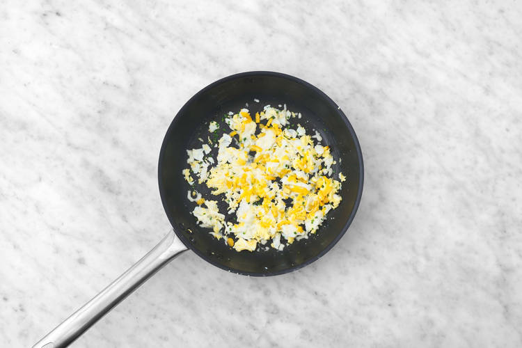 Scramble eggs