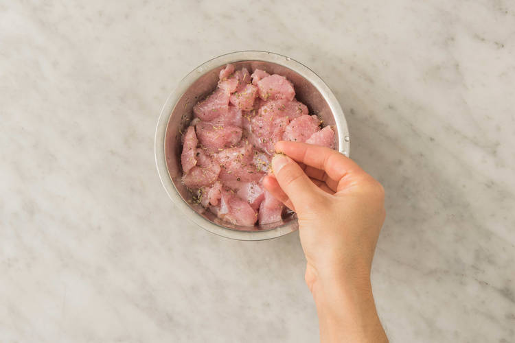 PREP SHALLOT & TURKEY