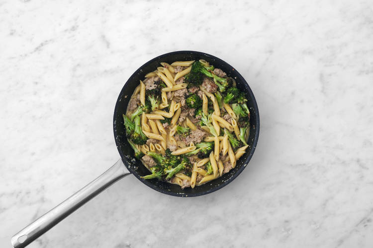 Assembler les pâtes