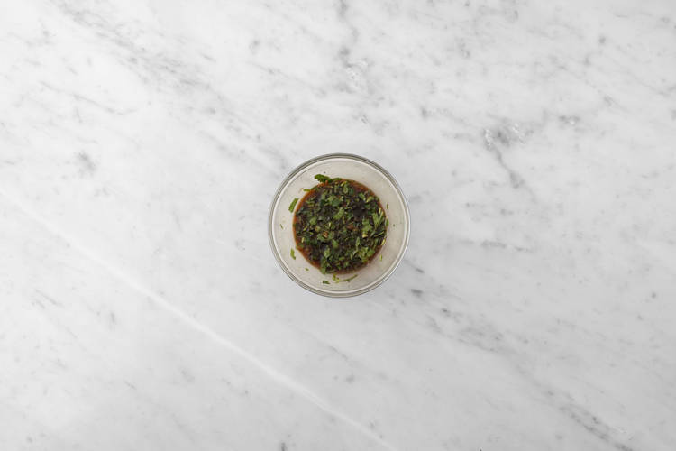 Prep and make ginger scallion sauce