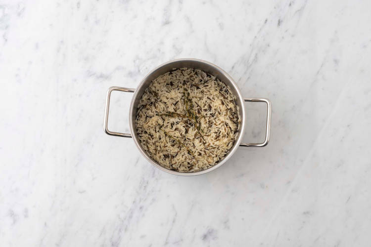 Cook wild rice medley