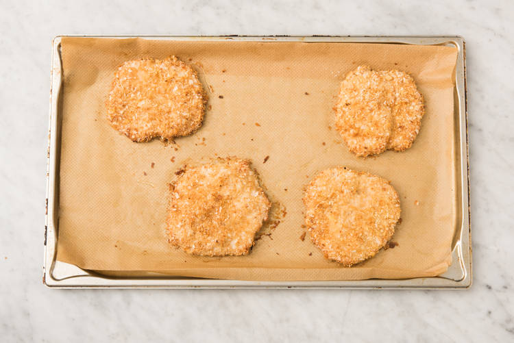 BAKE CHICKEN & COOK SWEET POTATOES