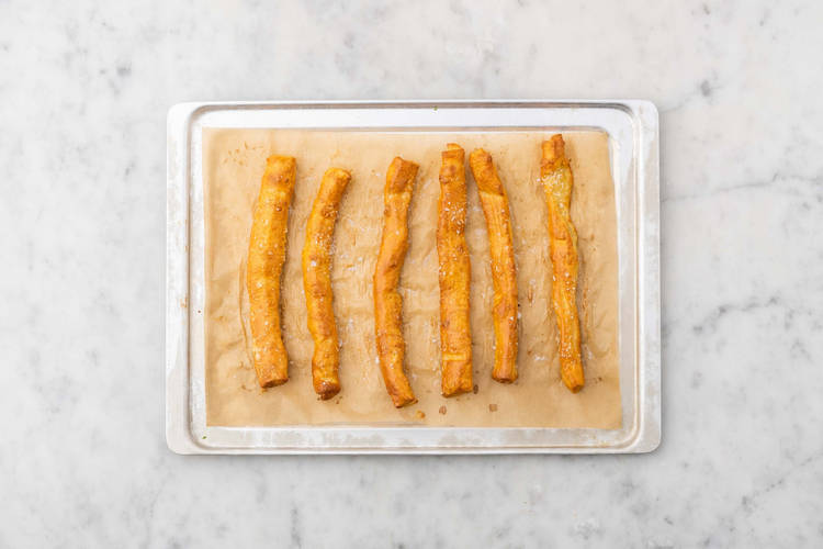 Prep and bake pretzels