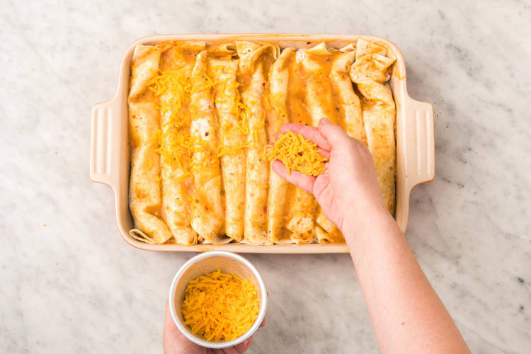 5 GRATINER LES ENCHILADAS