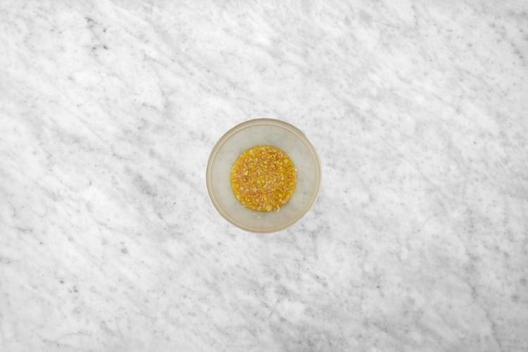 Finish prep and make shallot vinaigrette