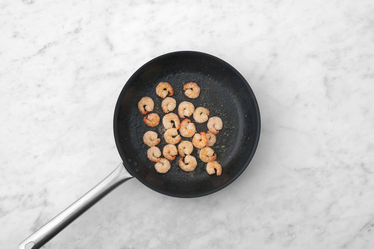 Cocina los langostinos