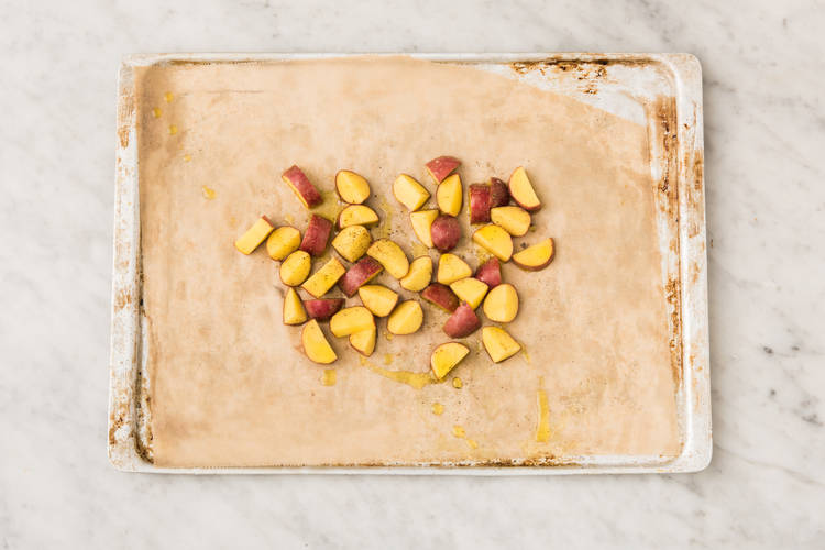 1 PREP & ROAST POTATOES