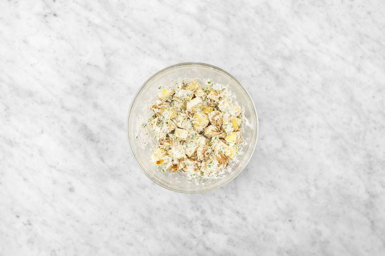 Finish potato salad