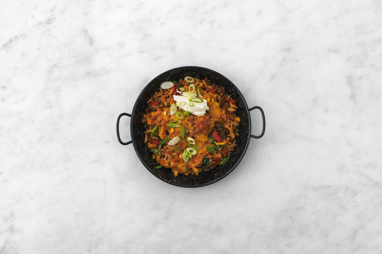 Cuire le Beyond Meat® et les poivrons