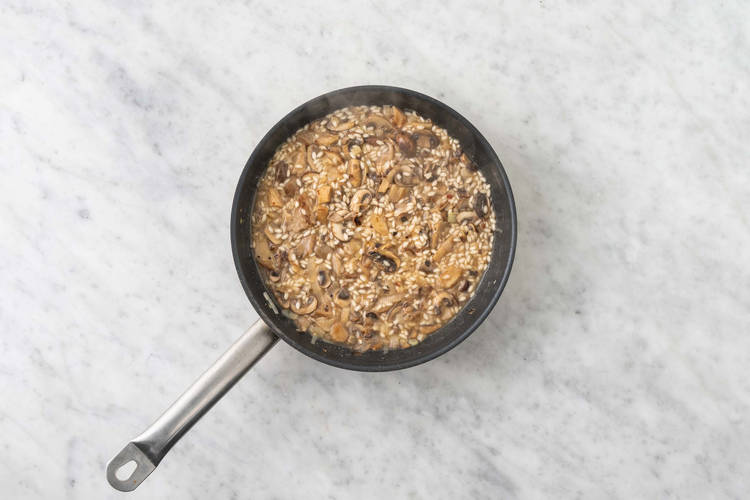 Préparer le risotto