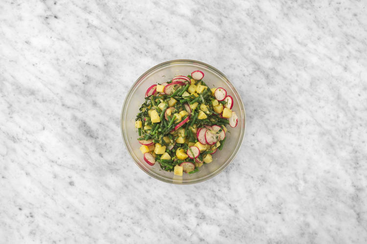 Préparer la salade