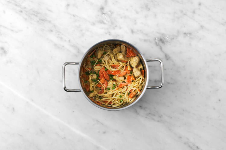 Assembler les pâtes