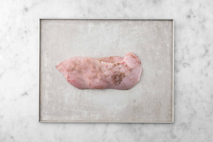 Prep and cook turkey