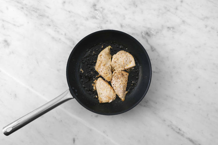 Prep and cook chicken