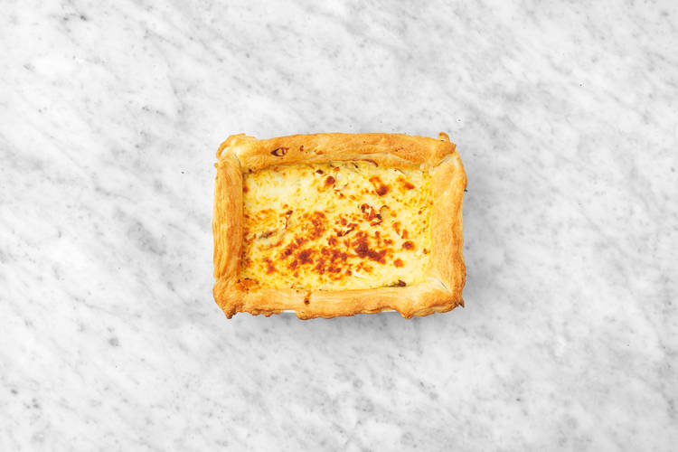Enfourner la quiche