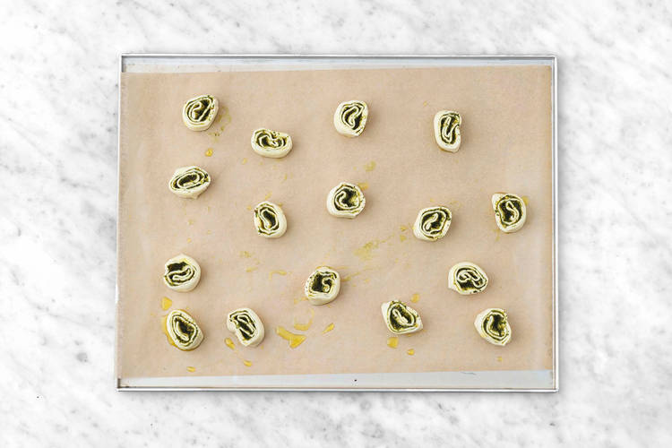 Shape and Bake the Pinwheels