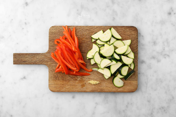 Prepara los vegetales