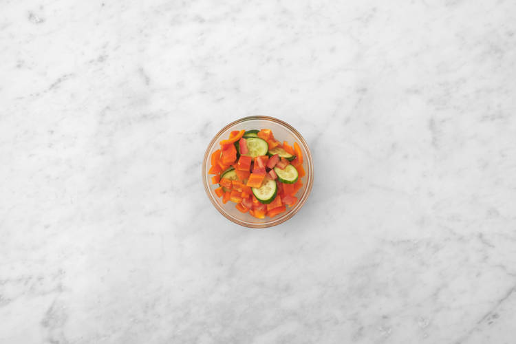 Mariner les légumes