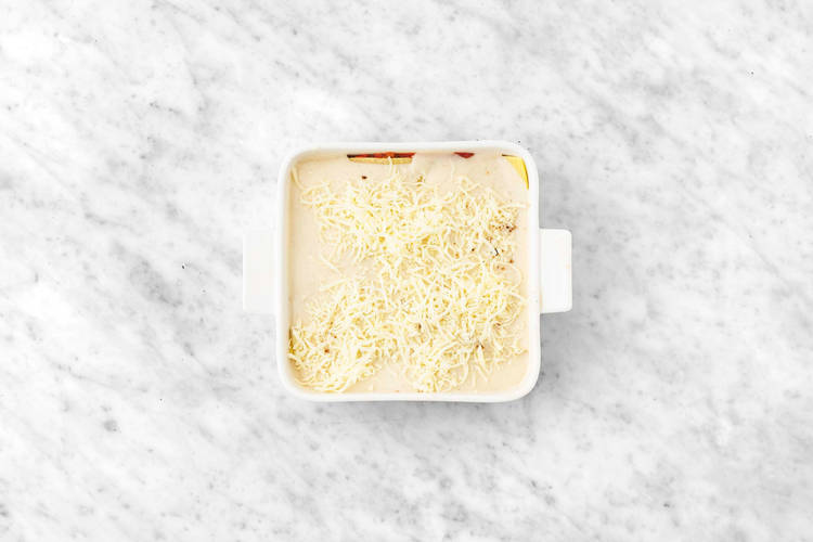Lasagne en construction