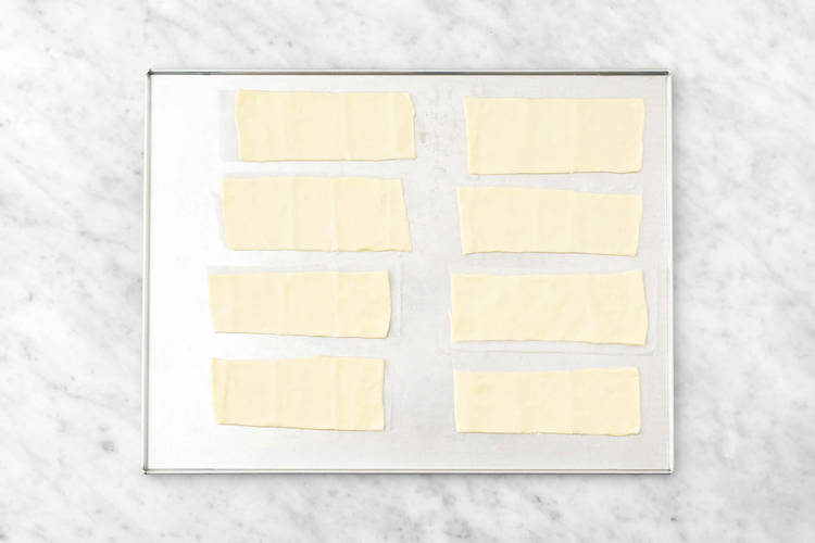 Make the Pastry Rectangles
