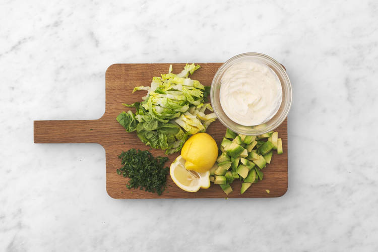 Bland ranchdressing