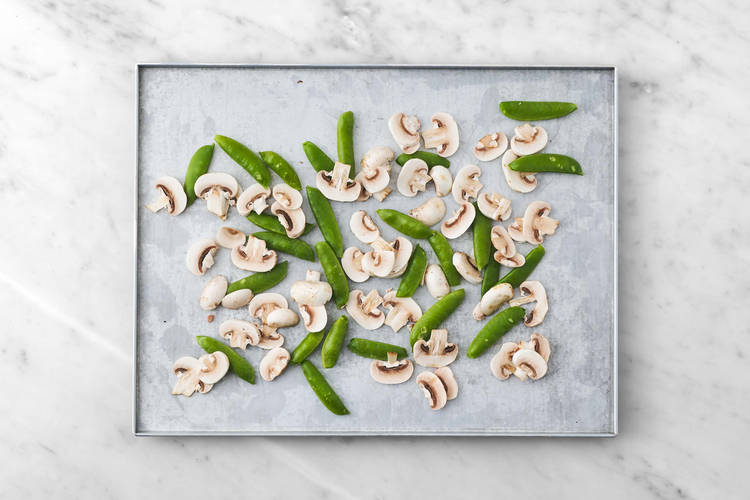 Prep and roast veggies