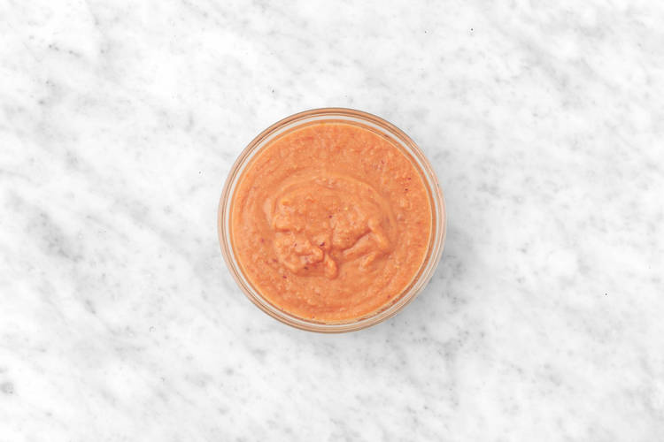 Frullare il salmorejo