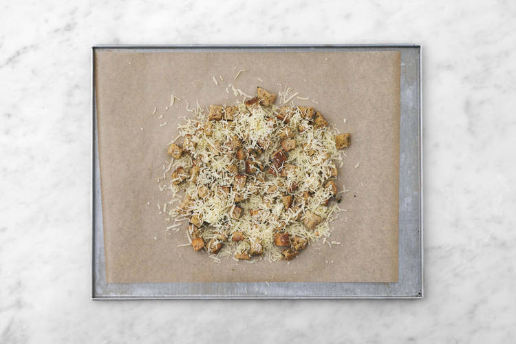Make the croutons