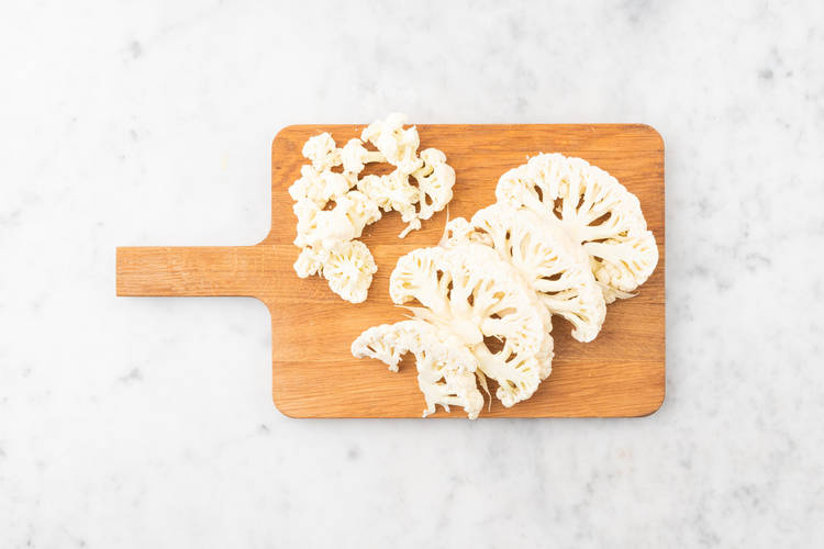 Prepare the cauliflower