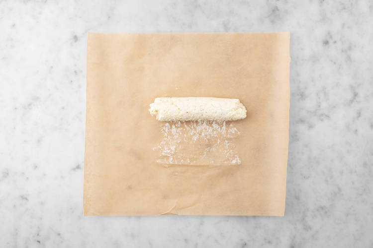 Mix and shape cheese