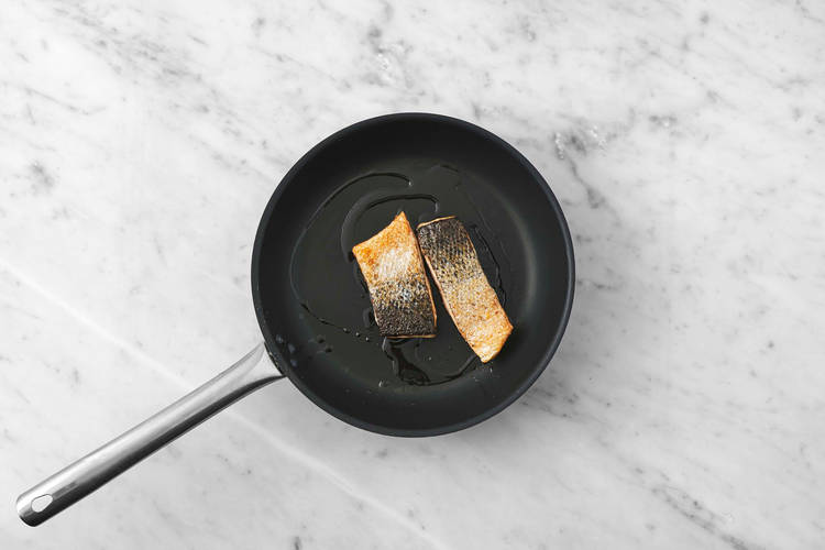 Zalmfilet bakken
