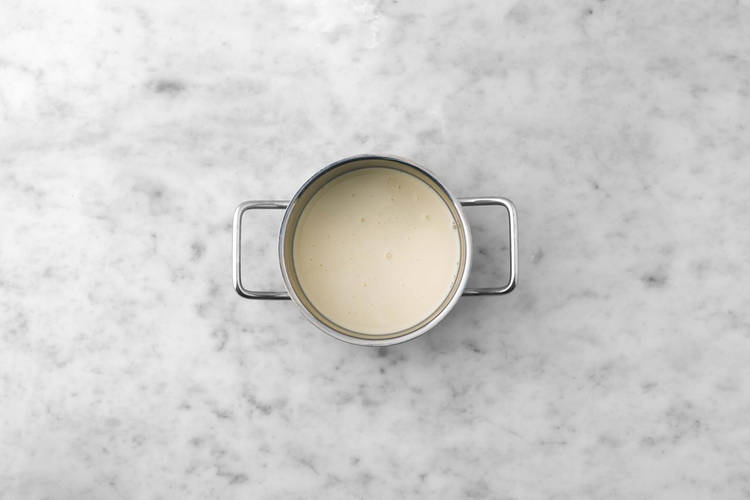 Make maple cream sauce