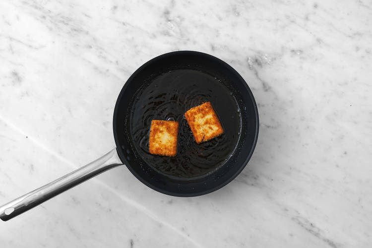 Fry tofu