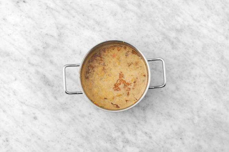 Terminer la chaudrée