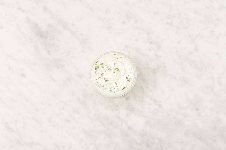 Prep and make lemon aioli