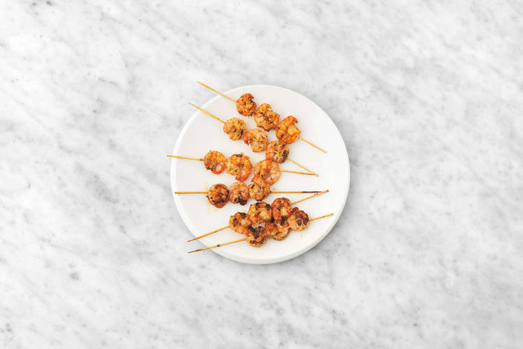 Grill shrimp