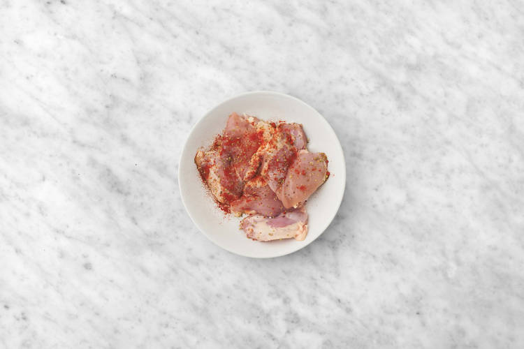 Condire il pollo