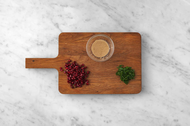 Préparer les garnitures