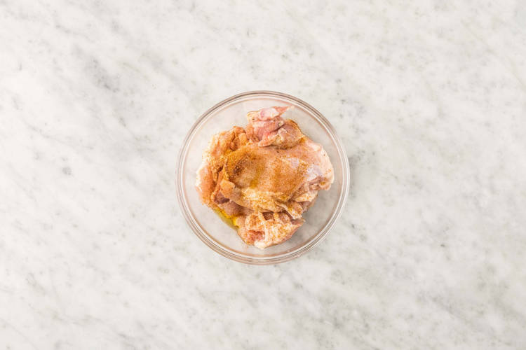 Marinate the chicken