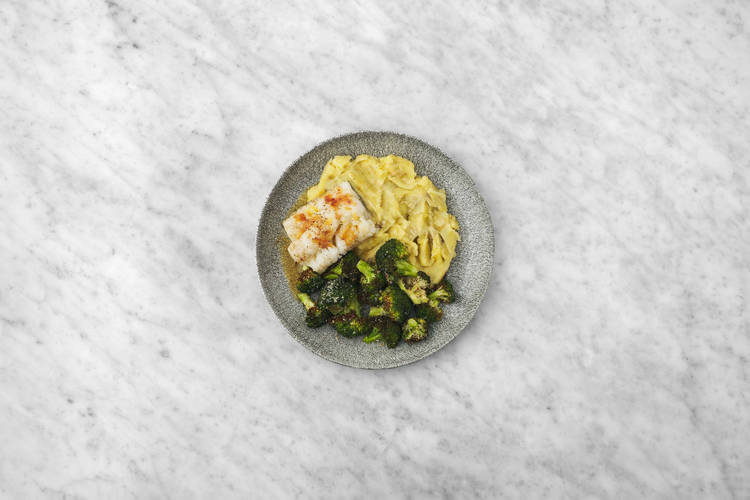 Prepara al puré y emplata