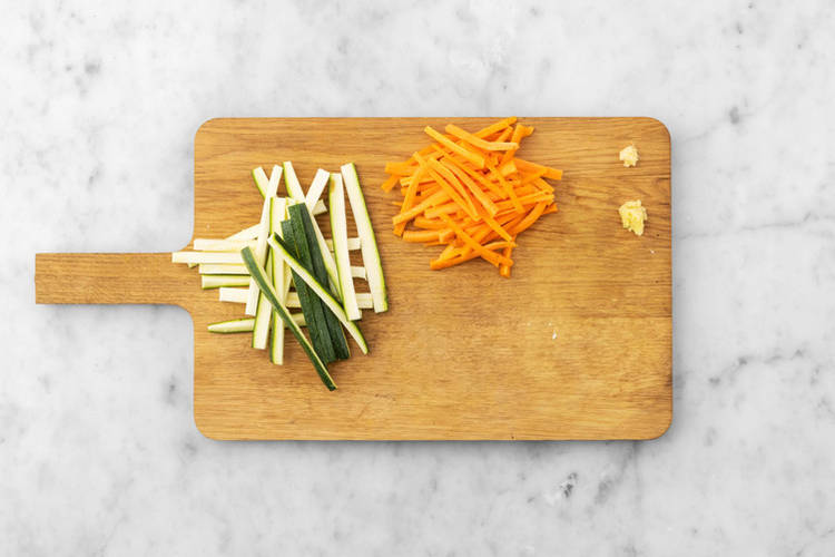 Prepara las verduras