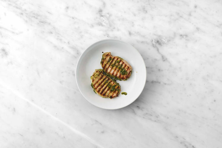 Griller le tofu et les pains plats